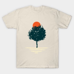 Minimalist Abstract Nature Art of Elegant Tree II T-Shirt